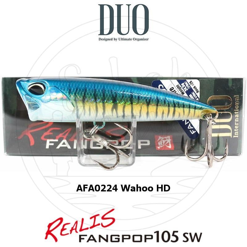 Duo Realis Fang Pop 105 SW Popper Sahte Yem AFA0224 Wahoo HD