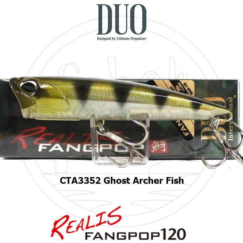 Duo Realis Fang Pop 120 Popper Sahte Yem CTA3352 Ghost Archer Fish