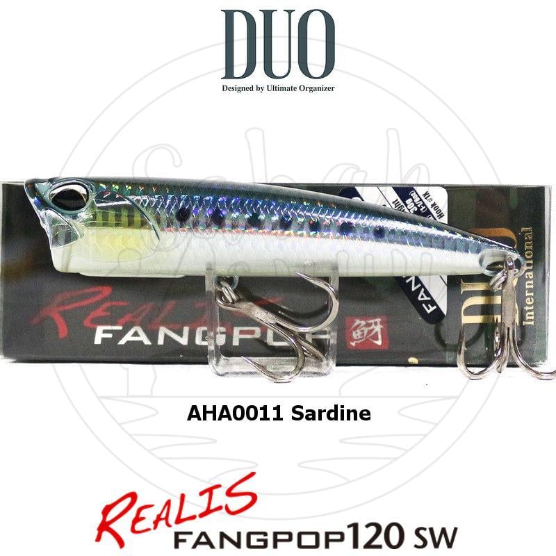 Duo Realis Fang Pop 120 SW Popper Sahte Yem AHA0011 Sardine