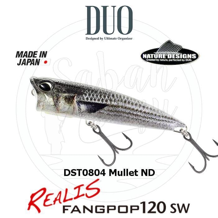 Duo Realis Fang Pop 120 SW Popper Sahte Yem DST0804 Mullet ND