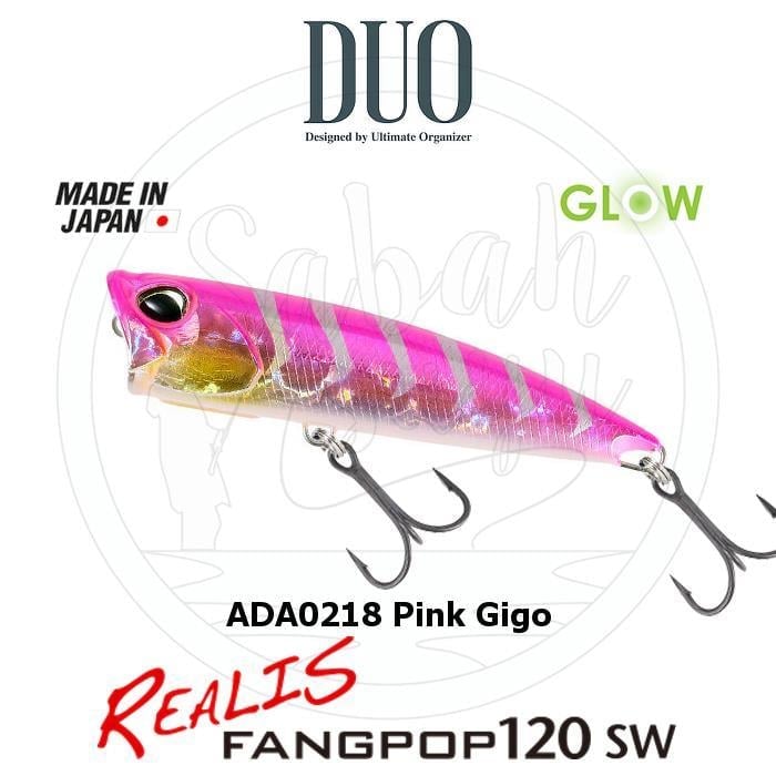 Duo Realis Fang Pop 120 SW Popper Sahte Yem ADA0218 Pink Gigo