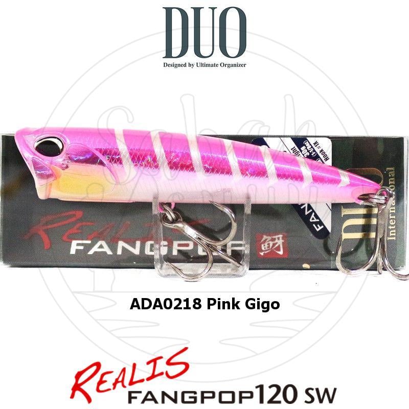 Duo Realis Fang Pop 120 SW Popper Sahte Yem ADA0218 Pink Gigo