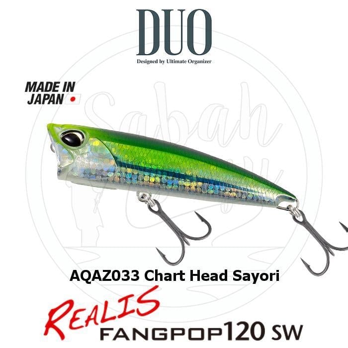 Duo Realis Fang Pop 120 SW Popper Sahte Yem AQAZ033 Chart Head Sayori