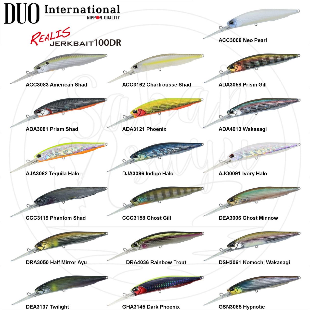 Duo Realis Jerkbait 100DR GSN3085 Hypnotic