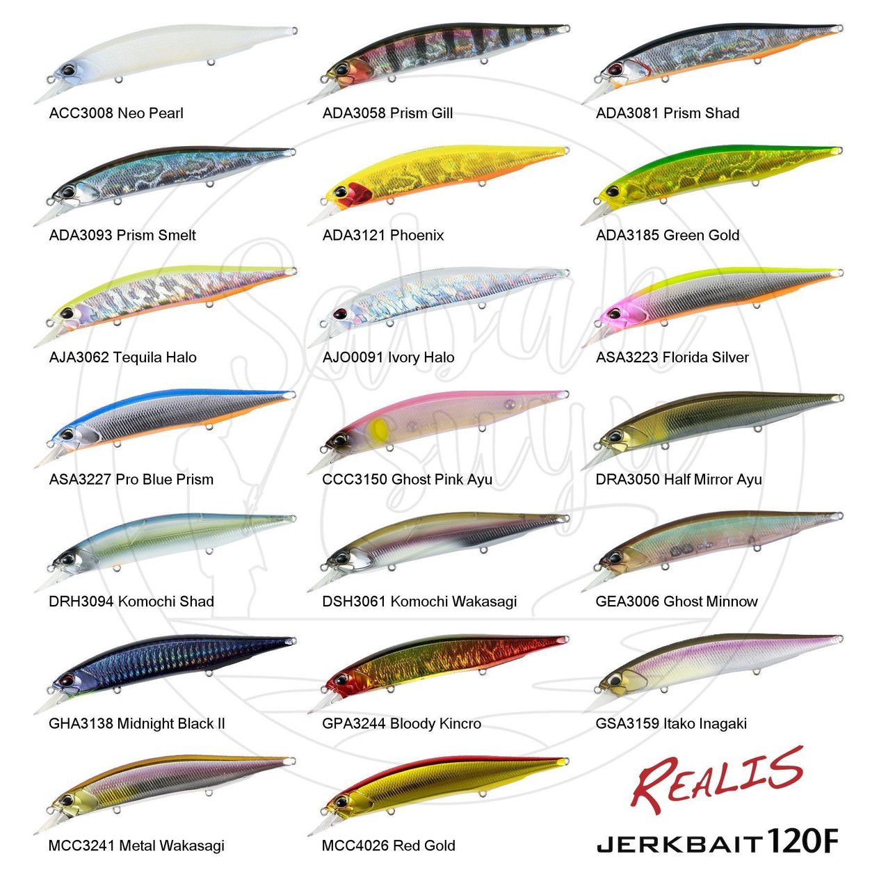 Duo Realis Jerkbait 120F ADA3081 Prism Shad