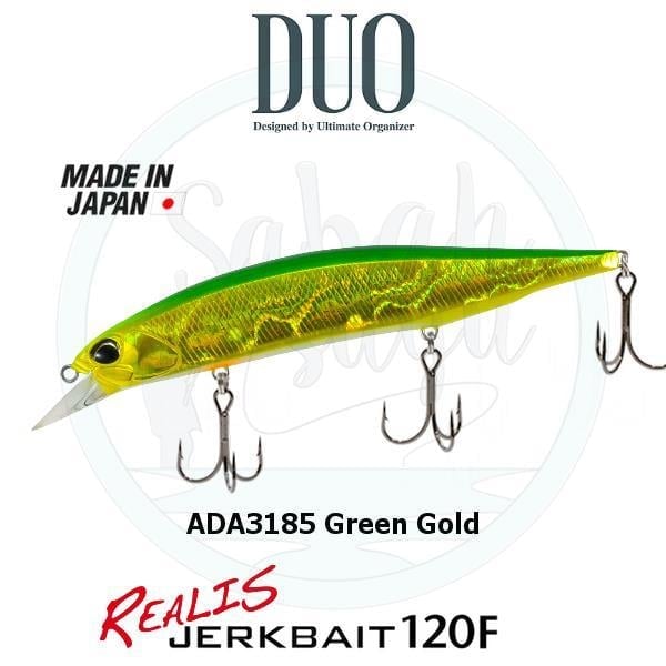 Duo Realis Jerkbait 120F ADA3185 Green Gold Sahte Balık