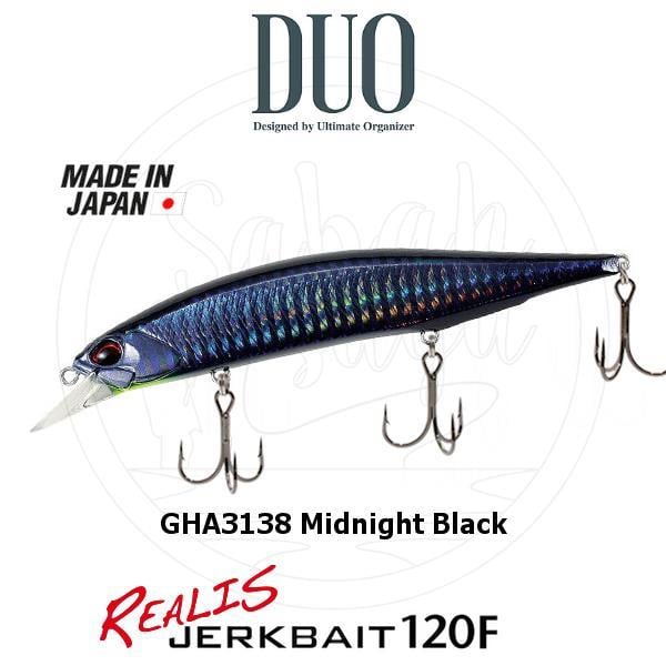 Duo Realis Jerkbait 120F GHA3138 Midnight Black II