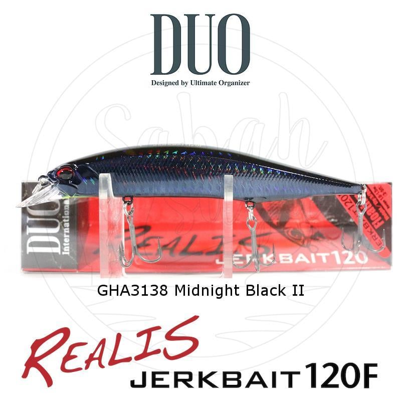 Duo Realis Jerkbait 120F GHA3138 Midnight Black II