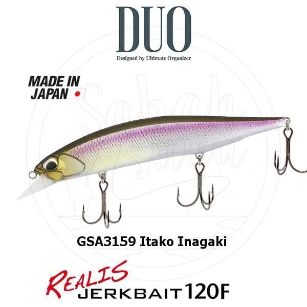 Duo Realis Jerkbait 120F GSA3159 Itako Inagaki Sahte Balık