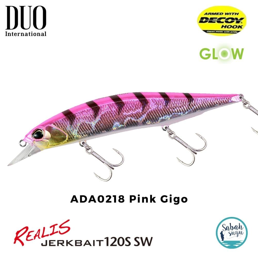 Duo Realis Jerkbait 120S SW ADA0218 Pink Gigo