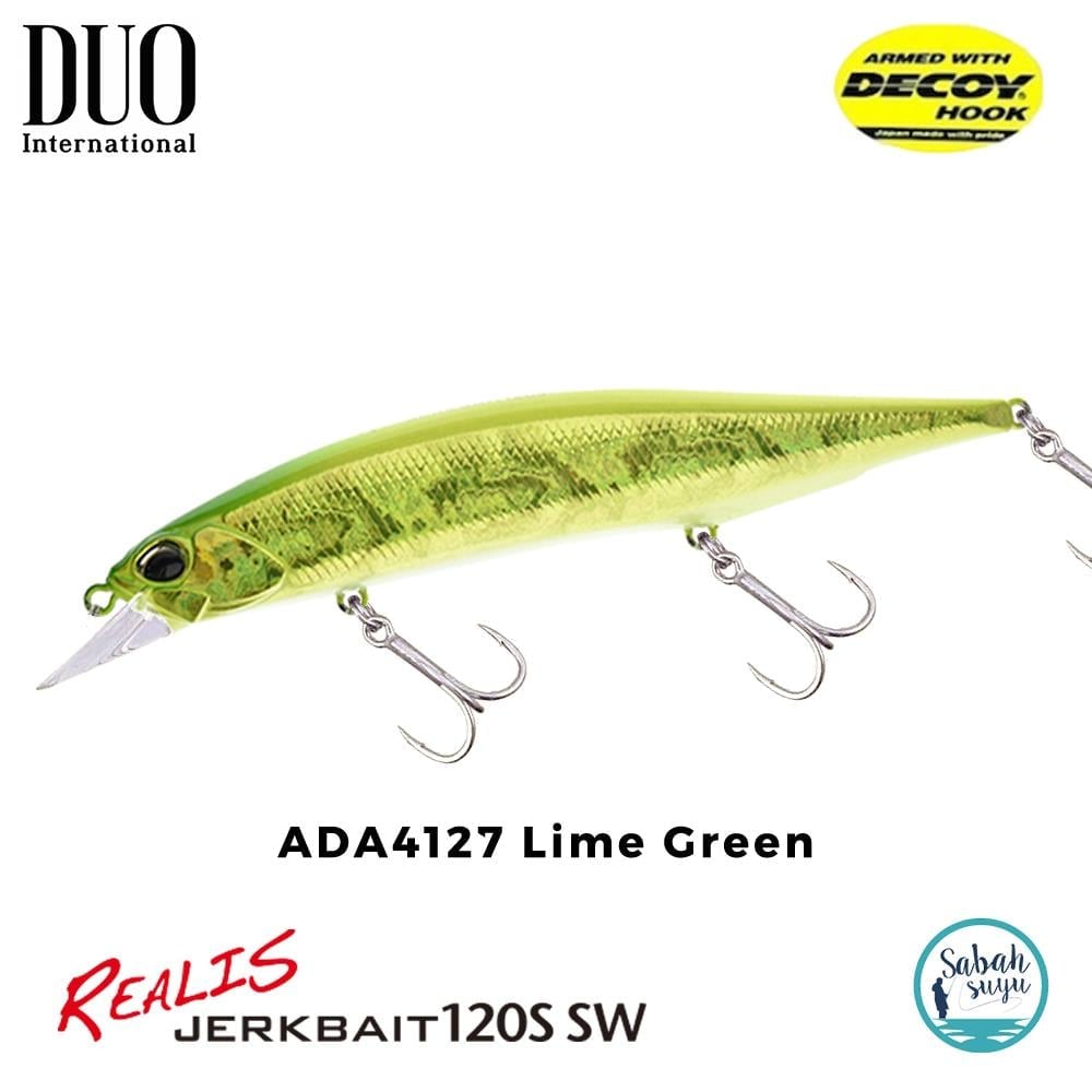 Duo Realis Jerkbait 120S SW ADA4127 Lime Green