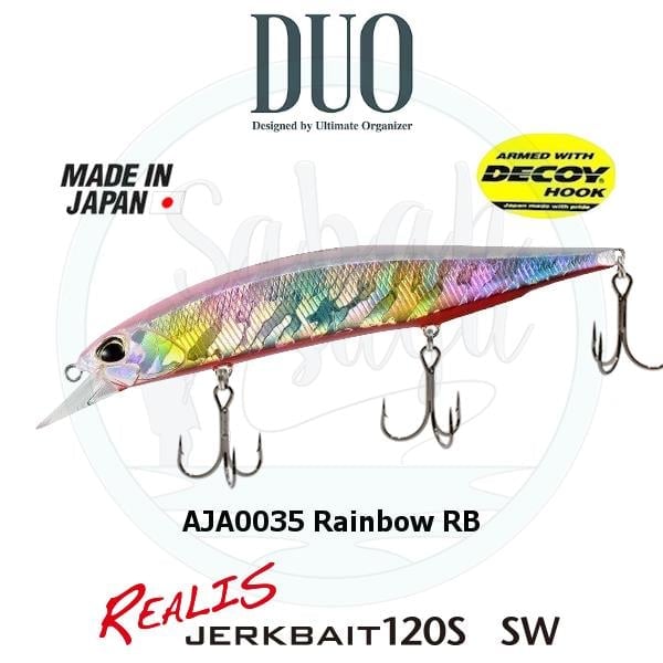 Duo Realis Jerkbait 120S SW AJA0035 Rainbow RB