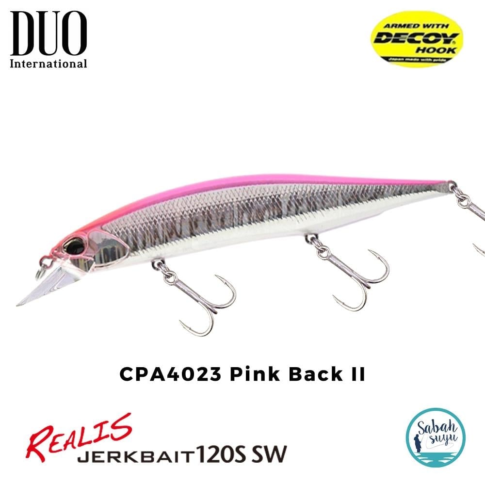 Duo Realis Jerkbait 120S SW CPA4023 Pink Back II