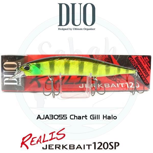 Duo Realis Jerkbait 120SP AJA3055 Chart Gill Halo