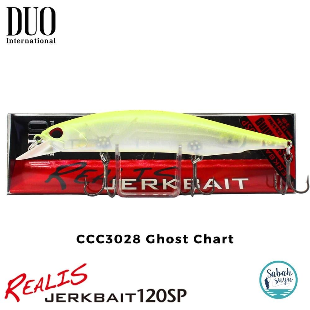 Duo Realis Jerkbait 120SP CCC3028 Ghost Chart