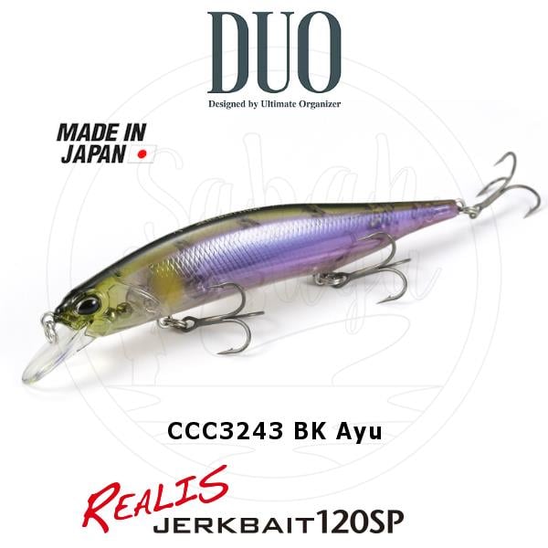 Duo Realis Jerkbait 120SP CCC3243 BK Ayu