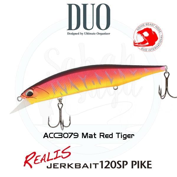 Duo Realis Jerkbait 120SP Pike ACC3079 Mat Red Tiger
