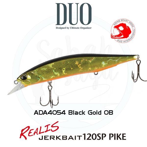 Duo Realis Jerkbait 120SP Pike ADA4054 Black Gold OB
