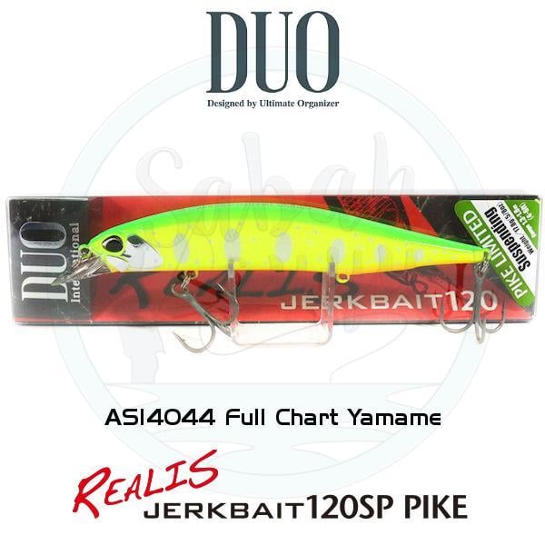 Duo Realis Jerkbait 120SP Pike ASI4044 Full Chart Yamame