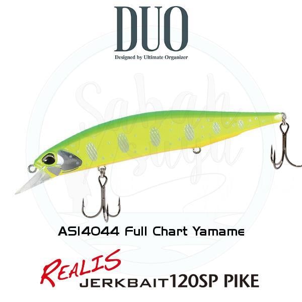 Duo Realis Jerkbait 120SP Pike ASI4044 Full Chart Yamame