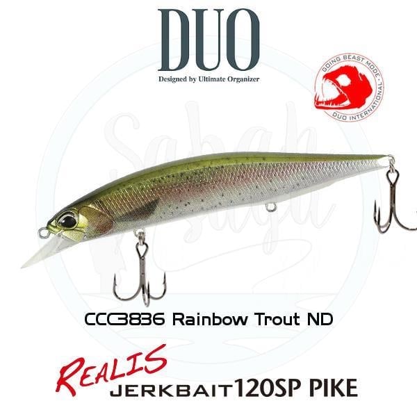 Duo Realis Jerkbait 120SP Pike CCC3836 Rainbow Trout ND