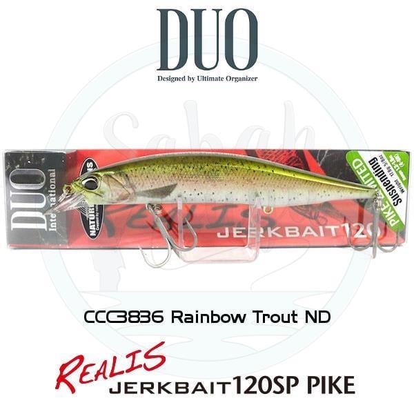 Duo Realis Jerkbait 120SP Pike CCC3836 Rainbow Trout ND
