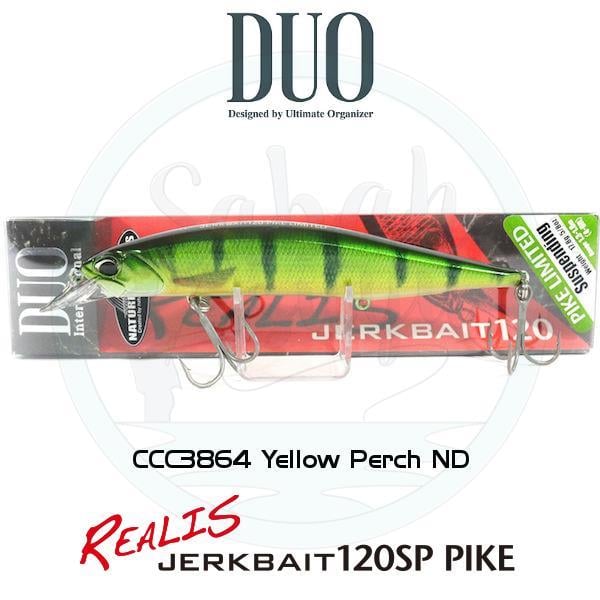 Duo Realis Jerkbait 120SP Pike CCC3864 Yellow Perch ND