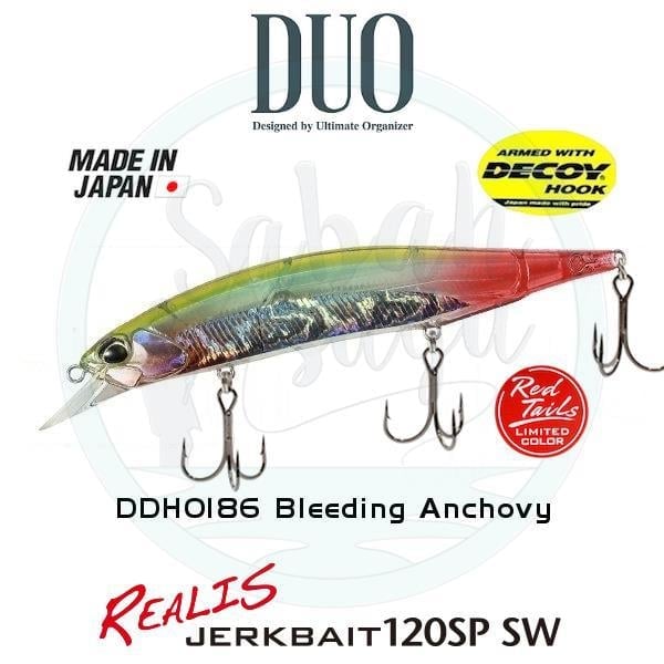 Duo Realis Jerkbait 120SP SW DDH0186 Bleeding Anchovy Sahte Balık
