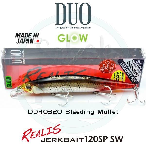 Duo Realis Jerkbait 120SP SW DDH0320 Bleeding Mullet Sahte Balık