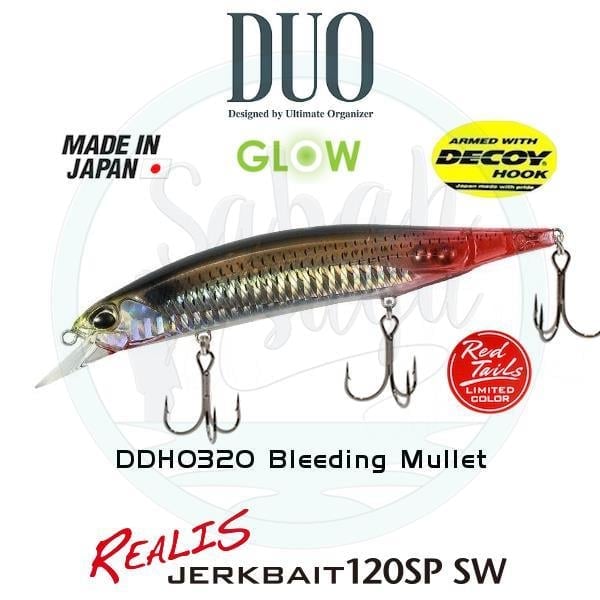 Duo Realis Jerkbait 120SP SW DDH0320 Bleeding Mullet Sahte Balık