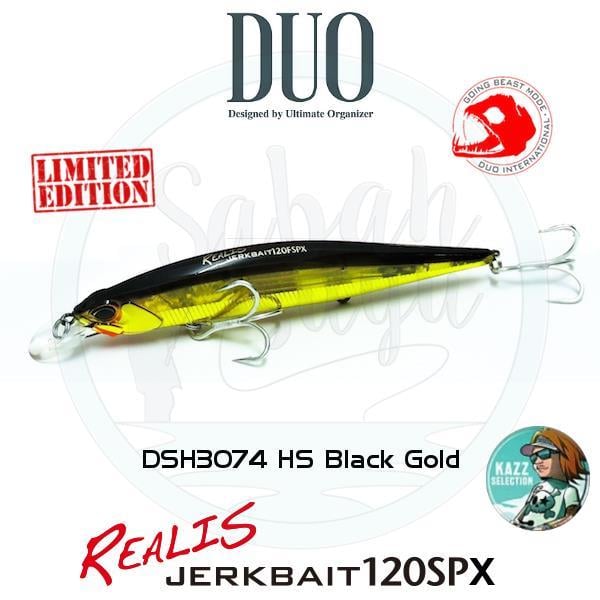 Duo Realis Jerkbait 120SPX DSH3074 HS Black Gold