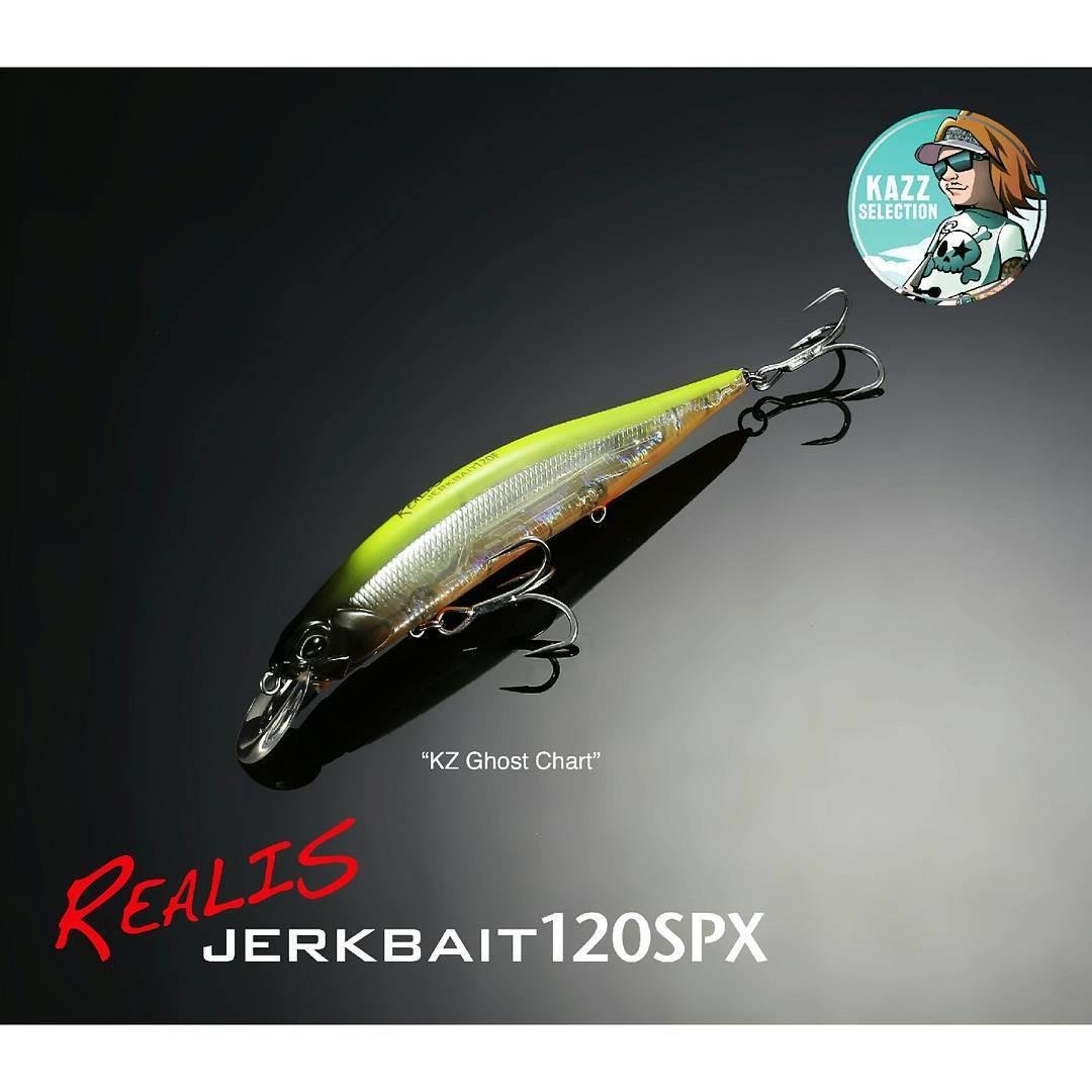 Duo Realis Jerkbait 120SPX GEA3603 KZ Ghost Chart