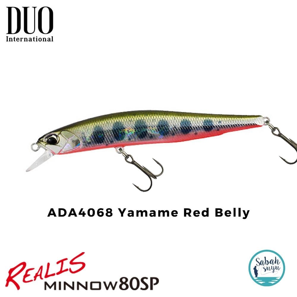 Duo Realis Minnow 80SP ADA4068 Yamame Red Belly Sahte Balık