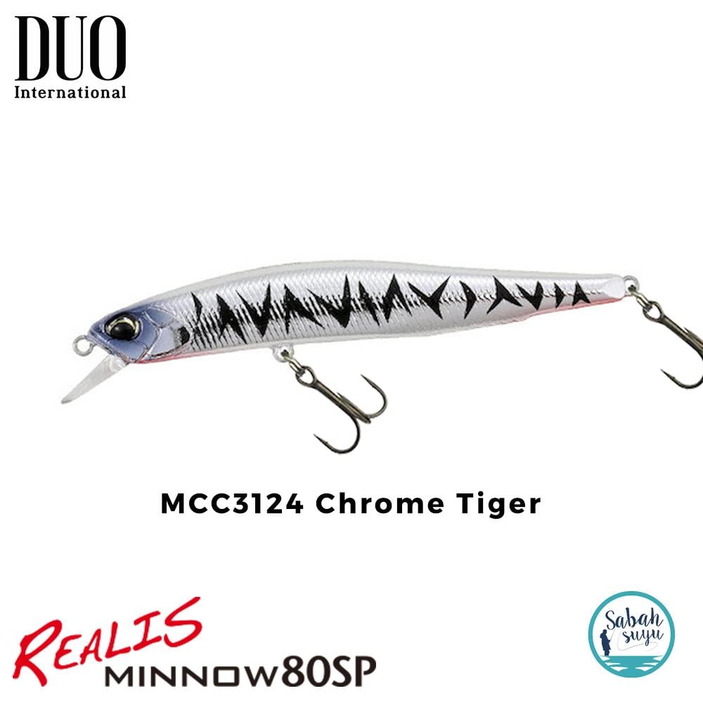 Duo Realis Minnow 80SP MCC3124 Chrome Tiger