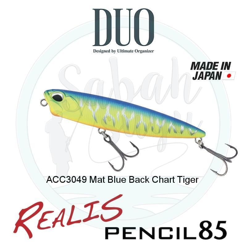 Duo Realis Pencil 85 ACC3049 Mat Blue Back Chart Tiger