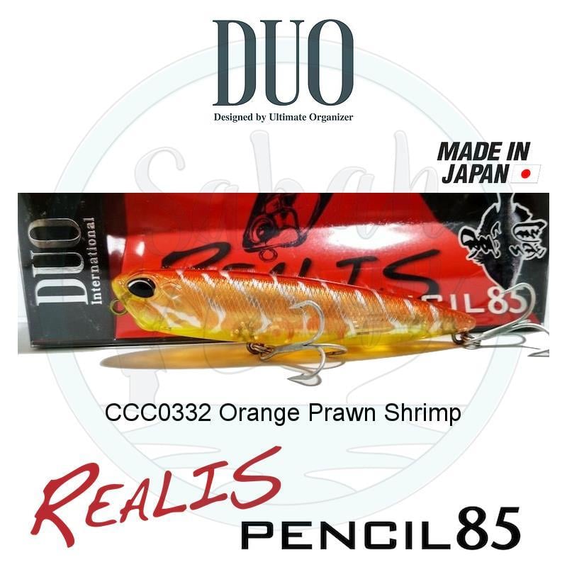 Duo Realis Pencil 85 Chinu CCC0332 Orange Prawn Shrimp