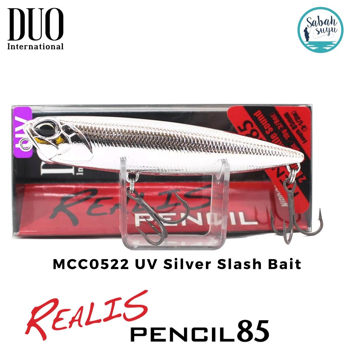 Duo Realis Pencil 85 MCC0522 UV Silver Slash Bait