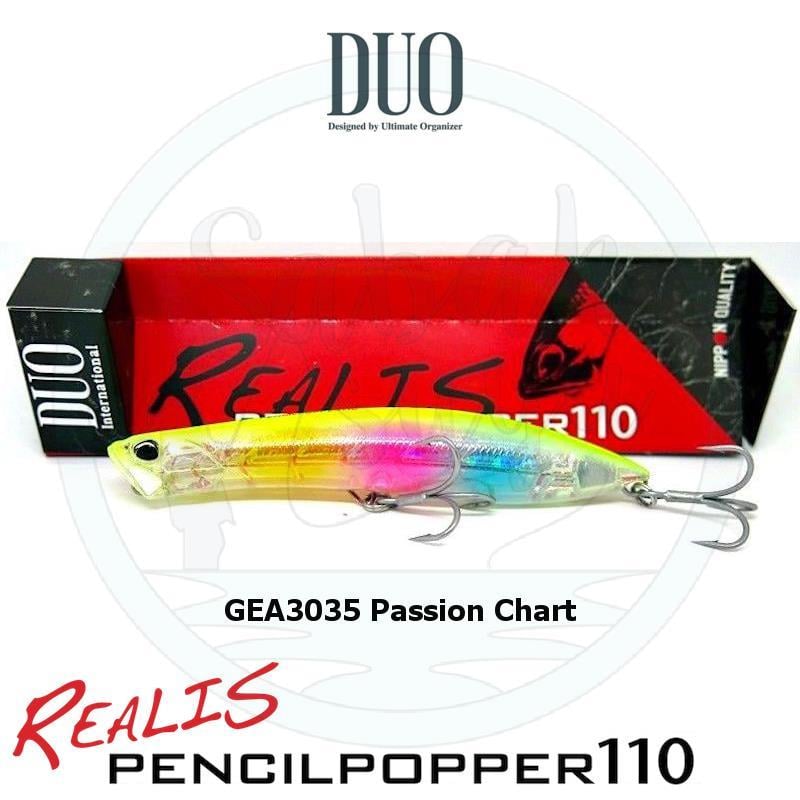 Duo Realis Pencil Popper 110 GEA3035 Passion Chart