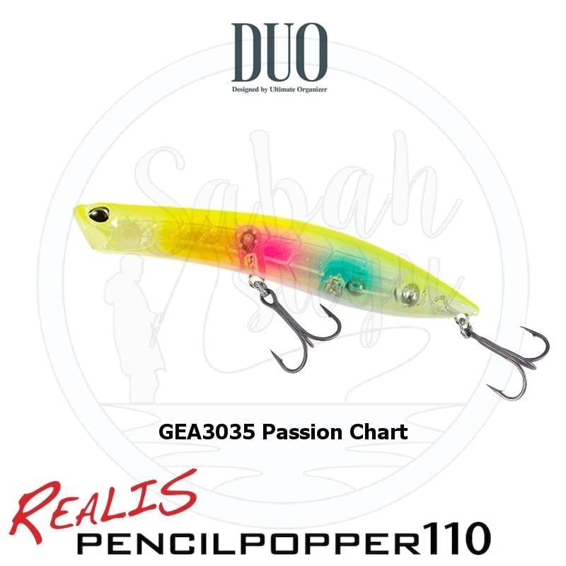 Duo Realis Pencil Popper 110 GEA3035 Passion Chart
