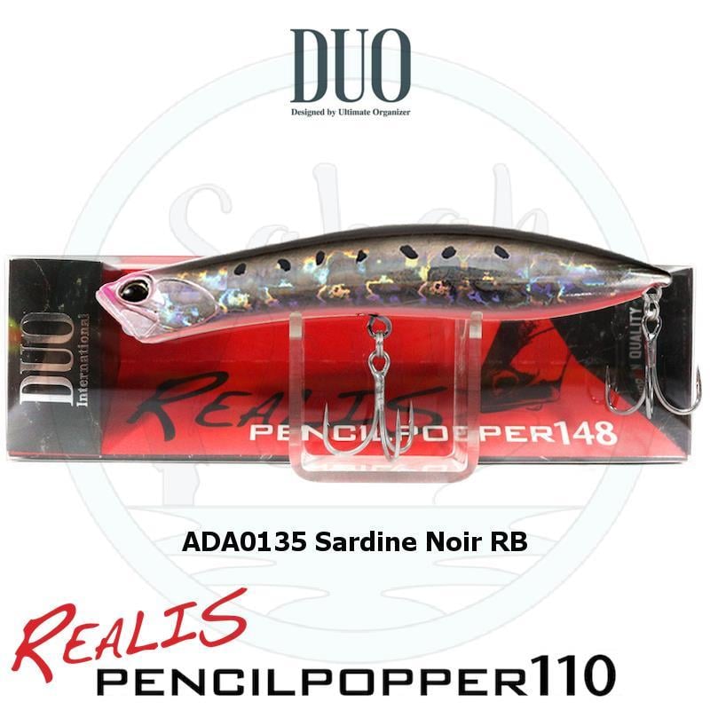 Duo Realis Pencil Popper 110 SW ADA0135 Sardine Noir RB