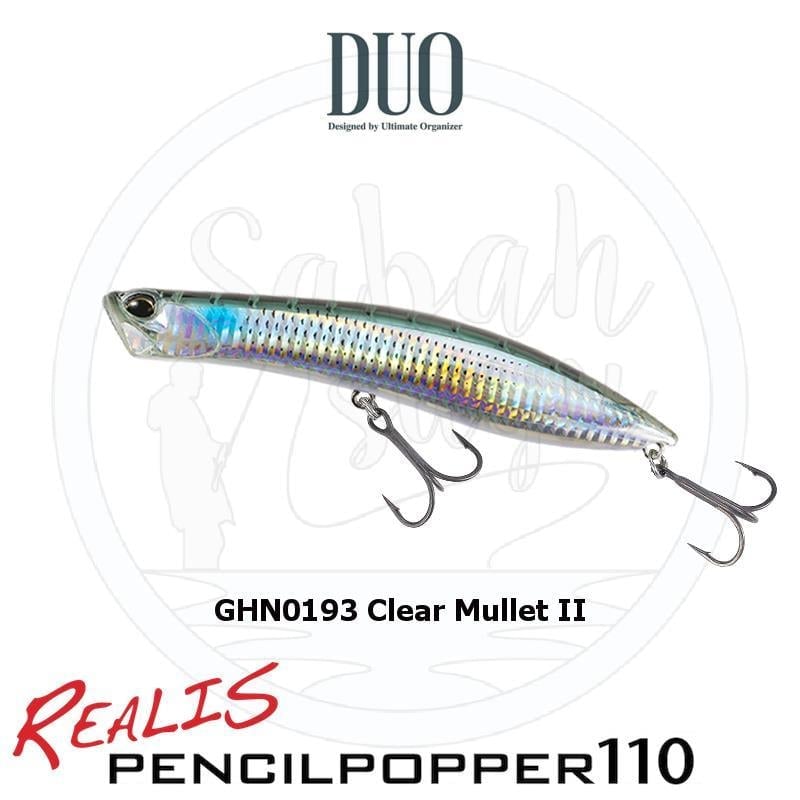 Duo Realis Pencil Popper 110 SW GHN0193 Clear Mullet II