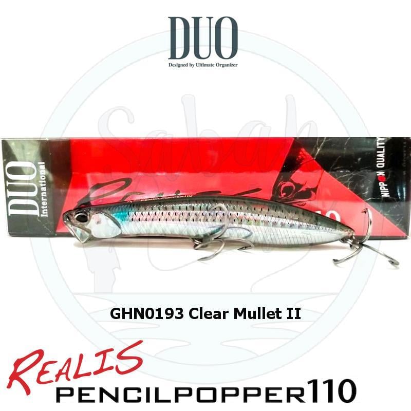 Duo Realis Pencil Popper 110 SW GHN0193 Clear Mullet II