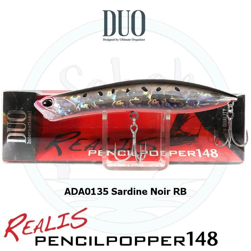 Duo Realis Pencil Popper 148 SW ADA0135 Sardine Noir RB