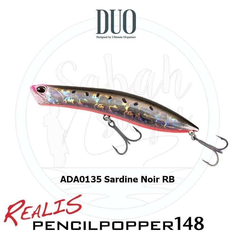 Duo Realis Pencil Popper 148 SW ADA0135 Sardine Noir RB