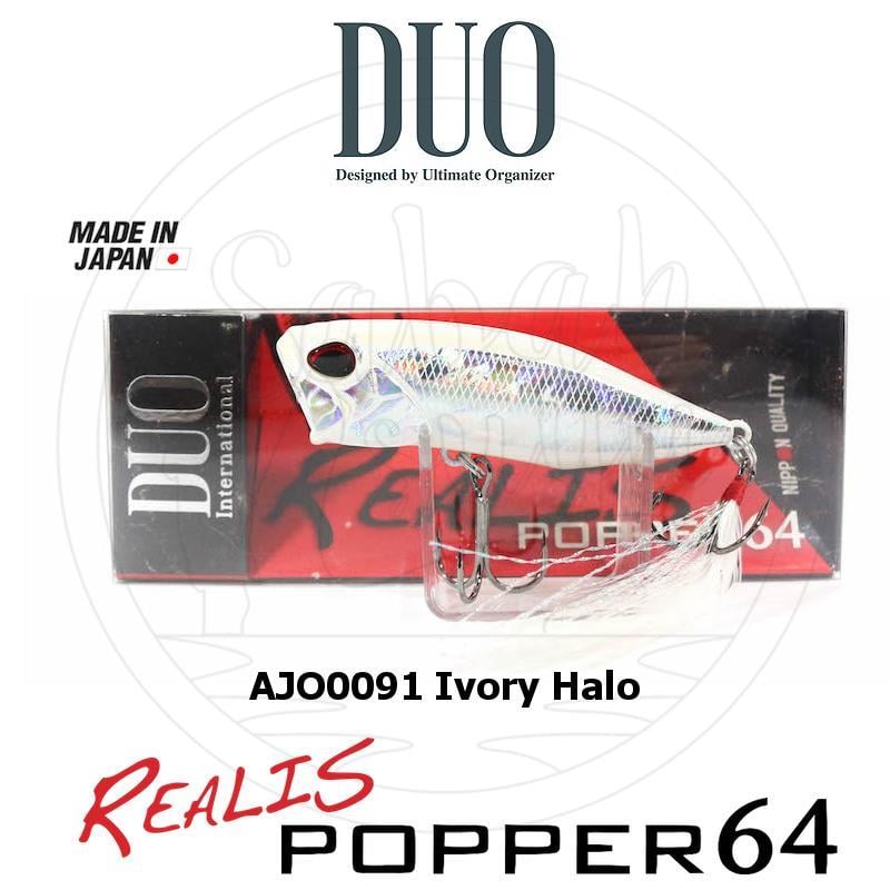 Duo Realis Popper 64 AJO0091 Ivory Halo Sahte Balık