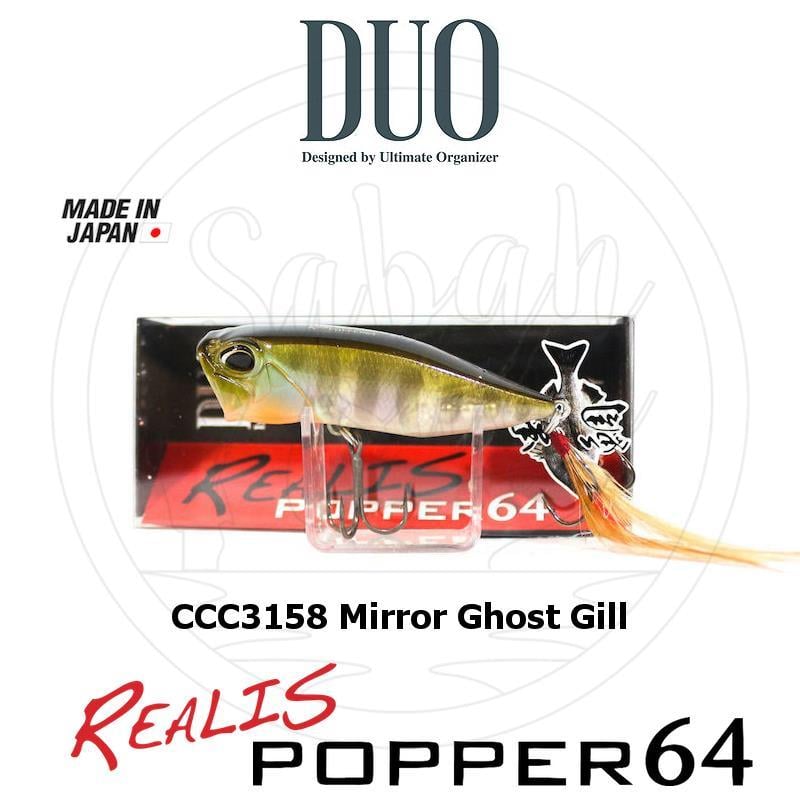 Duo Realis Popper 64 CCC3158 Mirror Ghost Gill Sahte Balık