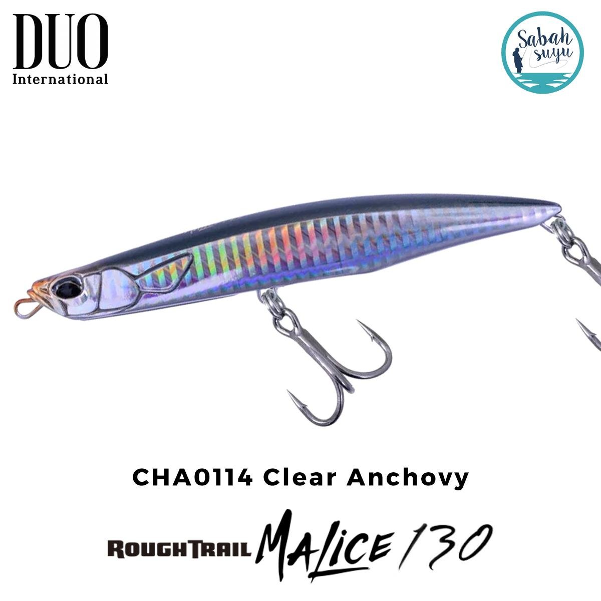 Duo Rough Trail Malice 130 CHA0114 Clear Anchovy Sahte Balık