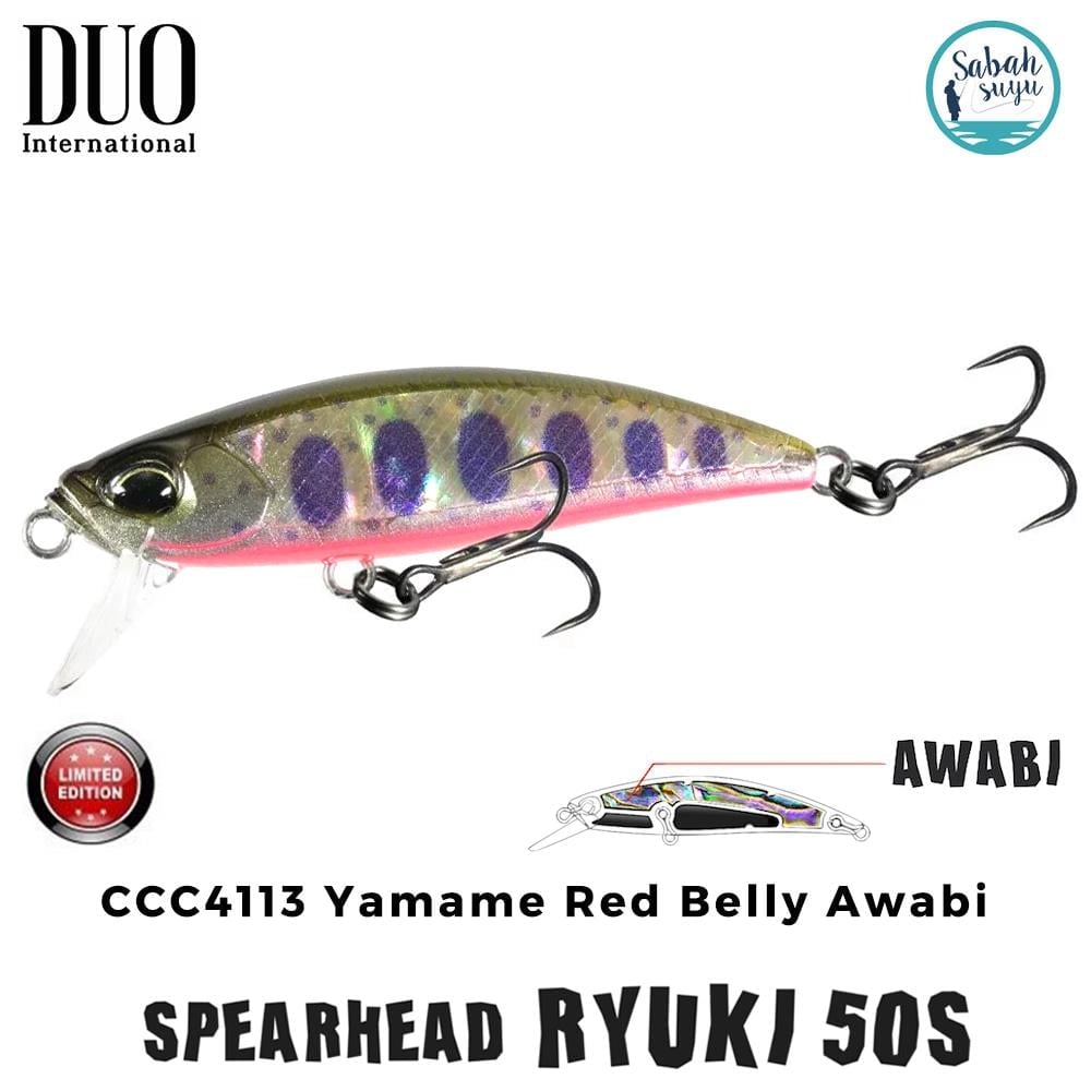 Duo Spearhead Ryuki 50S CCC4113 Yamame Red Belly Awabi