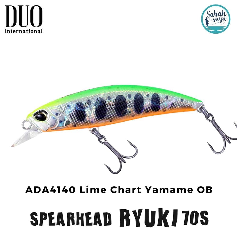Duo Spearhead Ryuki 70S ADA4140 Lime Chart Yamame OB