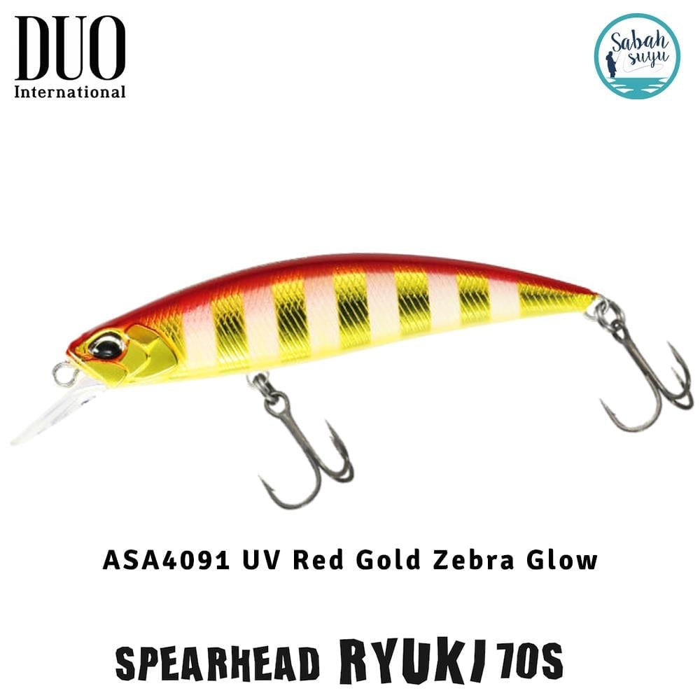 Duo Spearhead Ryuki 70S ASA4091 UV Red Gold Zebra Glow